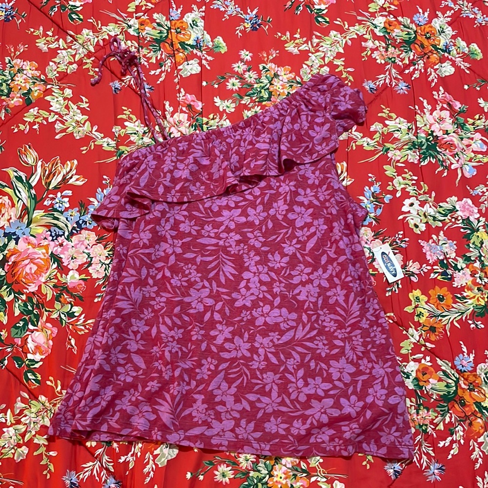 Old Navy One Shoulder Blouse